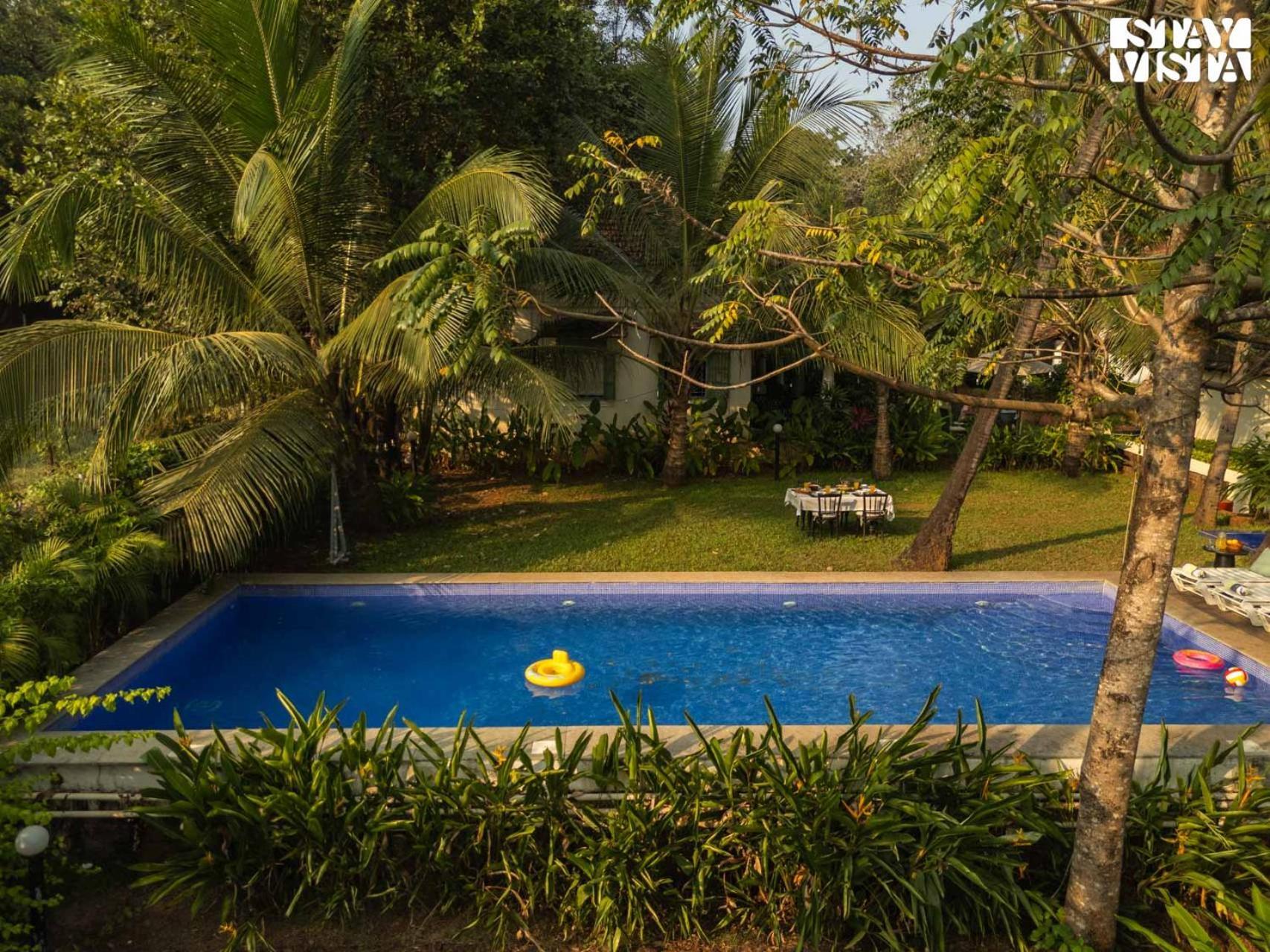 Stayvista At Amalia By Tellado With Pool, Wifi Assagao Ngoại thất bức ảnh