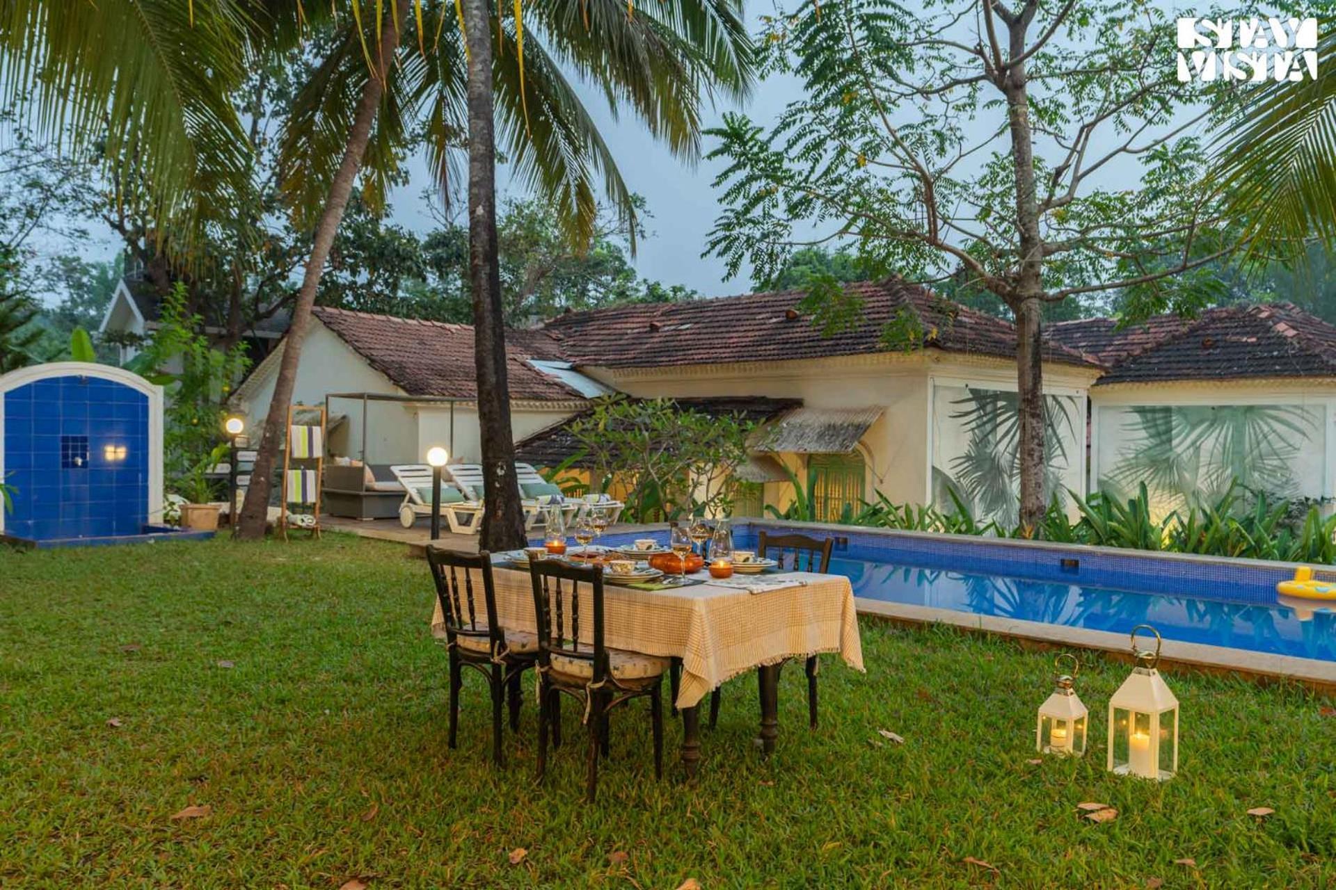 Stayvista At Amalia By Tellado With Pool, Wifi Assagao Ngoại thất bức ảnh