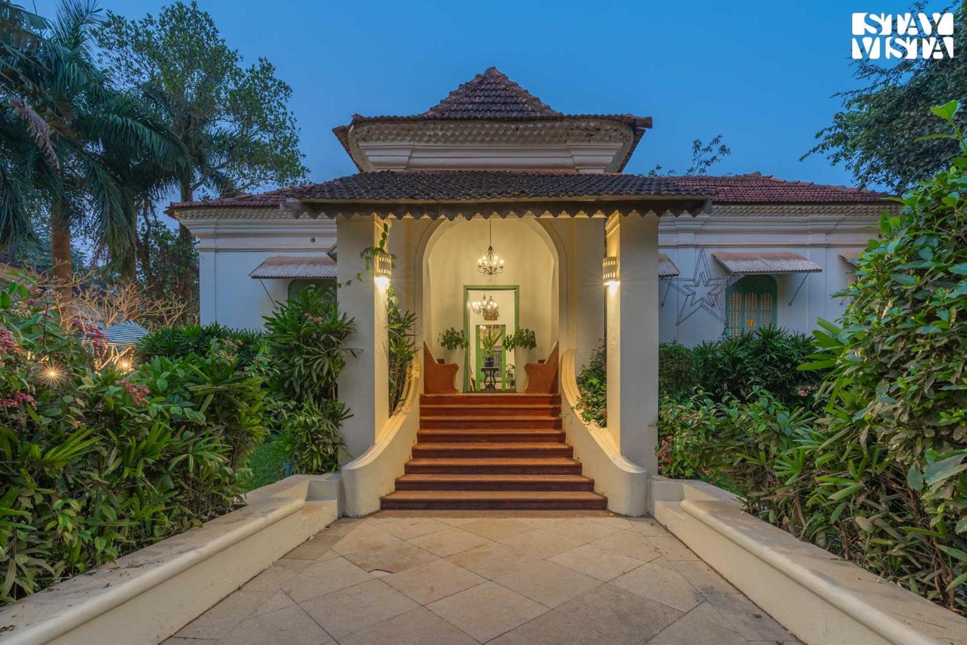 Stayvista At Amalia By Tellado With Pool, Wifi Assagao Ngoại thất bức ảnh
